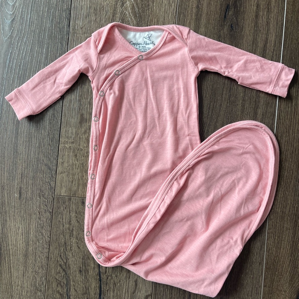 Copper Pearl knotted gown